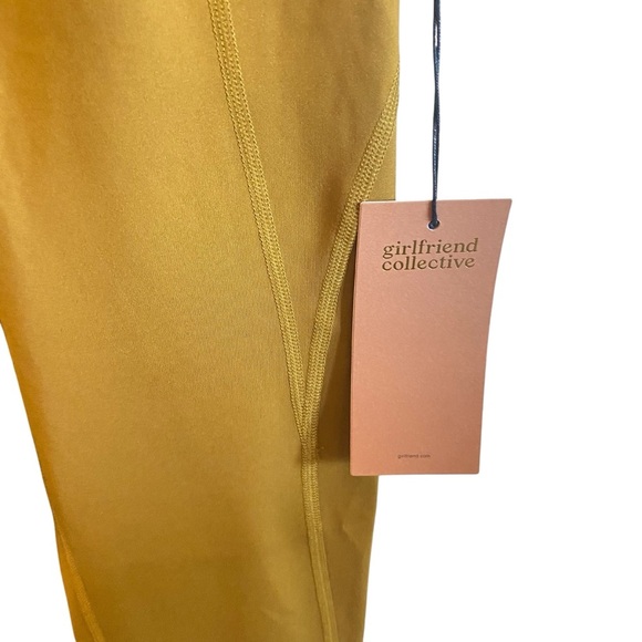 Girlfriend Collective Compressive High-Rise Leggings In Saddle Size XS - Picture 4 of 9